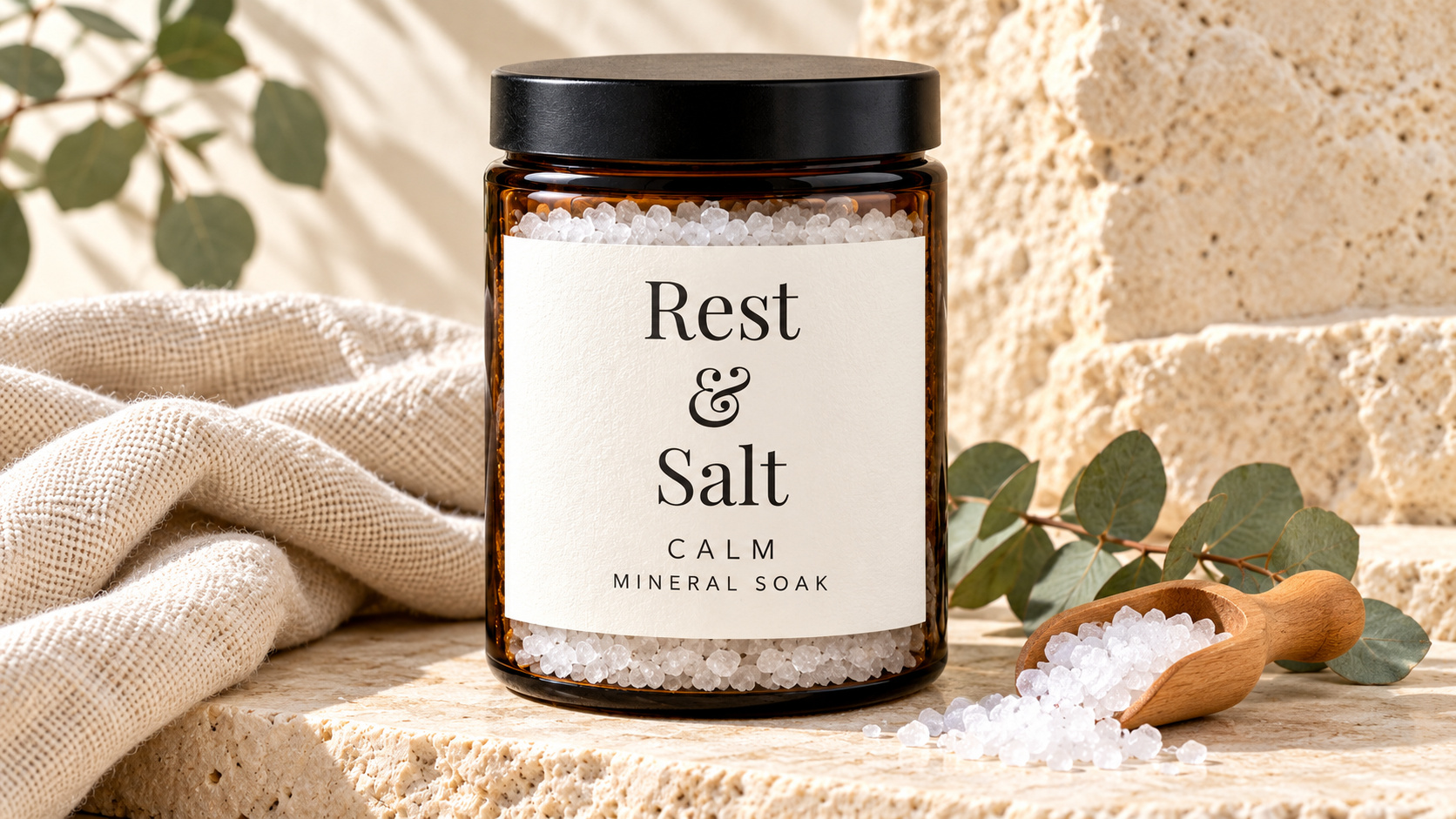 Calm mineral bath soak